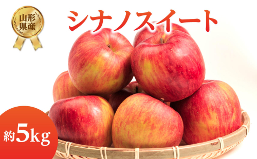 《先行受付》シナノスイート約5kg 【2026年10月上旬頃～発送予定】【山形県産りんご】 001-105 2298971 - 山形県大江町
