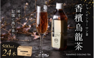 ≪京阪百貨店厳選≫香檳烏龍茶(シャンピウーロンチャ) 500ml×24本お茶 茶 烏龍茶 ウーロン茶[寄附のご入金後、1ヵ月以内を目途に発送いたします]