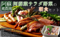 阿蘇を感じる、阿蘇蔵サラダ野菜の朝食セット