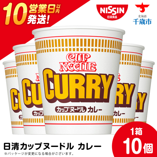 日清 カレーヌードル10食 ラーメン 麺 即席麺 麺類 ラーメン カップ麺 インスタントインスタント 麺類 カップラーメン 2305508 - 北海道千歳市