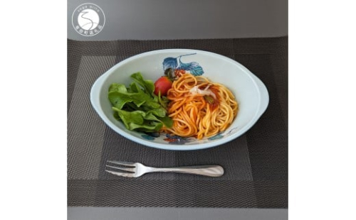 有田焼 華山窯 いちご耳付楕円パスタ鉢【東洋セラミックス】食器 器 うつわ オーバル皿 いちご 手描き パスタ 楕円 皿 A18-264 2307827 - 佐賀県有田町