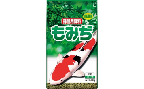 F-68【錦鯉用飼料】もみぢ大粒　3.7kg×4袋 2307925 - 兵庫県たつの市