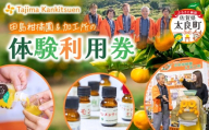田島柑橘園&加工所の体験利用券(2名)　体験 チケット 利用券 みかん 生搾り ジュース 味比べ ワインサングリア 試飲 アロマ 香り体験 佐賀県 太良町 P122