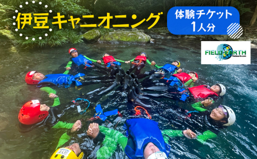 伊豆キャニオニング 体験チケット 1人分 伊豆ブルーキャニオン レジャースポーツ 体験 ウォーターアクティビティ スポーツ 静岡県 河津町 2308726 - 静岡県河津町