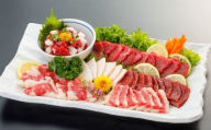 [桜屋] 馬刺し6種540g (専用醤油付き 150ml×1本) 赤身 コウネ ハツ サガリ フタエゴ ユッケ