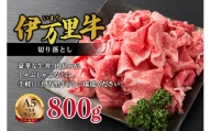 【伊万里牛】 切り落とし 800g 炒め物 焼肉 牛丼におすすめ！ J243