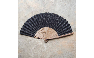 能登上布 扇子 麻織物 手仕事 日本製 和装 小物 着物 浴衣 伝統工芸品 民芸品 和雑貨 和小物 モダン おしゃれ シンプル ナチュラル 日常使い 涼しさ 蚊絣 石川 能登 羽咋 能登半島 プレゼント ギフト にも