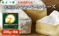 よつ葉 「北海道カマンベールチーズ [北海道限定品]」100g×8【 よつ葉 北海道カマンベールチーズ 販売店 新千歳空港 札幌駅 お土産 通販 お取り寄せ 違い 口コミ パッケージ 北海道限定 食べ方 レシピ アレンジ ワイン おつまみ 北海道 十勝 幕別 】 [№5749-1808]