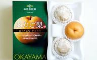 あたご梨 3～4玉 合計約1.5kg 化粧箱 愛宕梨 なし 梨 ナシ 果物 フルーツ 果実 岡山県 倉敷市 【2025年11月下旬～12月下旬迄順次発送予定】