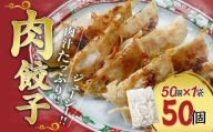 肉餃子 50個セット (50個×1袋) 冷凍 | 餃子 肉 ギョウザ 冷凍餃子 冷凍食品 時短 焼くだけ 大容量 子ども お取り寄せ 点心 おかず おつまみ 惣菜 詰め合わせ 簡単調理 セット 中華料理 群馬県 前橋市