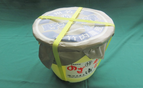 【信州名産】本場モノ直送！野沢菜タル詰め ( 浅漬 8キロ ) 樽 旨味 さっぱり 2313551 - 長野県長和町