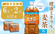 【隔月2回定期便】健康ミネラル麦茶 2L×6本(合計2ケース)【伊藤園 麦茶 むぎ茶 ミネラル ノンカフェイン カフェインゼロ 備蓄 防災 熱中症】K071453