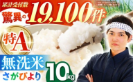 【11月発送】さがびより 無洗米 10kg ( 5kg×2袋 ) 【五つ星お米マイスター厳選】 [HBL006]特A評価 特A 佐賀 ブランド米 無洗米 ご飯 米 お米