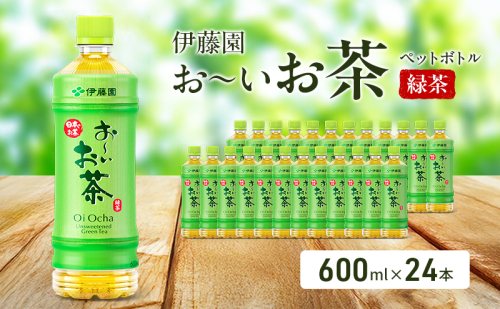 お～いお茶 緑茶 ペット 600ml×24本 お茶 ペットボトル 飲み物 飲料 国産茶葉 伊藤園 静岡県 袋井市 2314301 - 静岡県袋井市