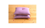 ローズパープル小座布団45cm×45cm　2枚セット【1633312】