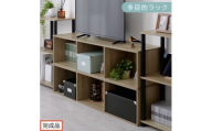 【完成品でお届け】多目的ラック（オーク）本棚 横長 縦 カラーボックス 送料無料 スリム 幅30cm 3段ラック 棚 収納棚 おしゃれ a4 カラーラック 木製 収納ケース テレビ台 リビング キッチンボード AKANBR920118-0-OAK