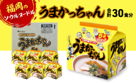 ラーメン 合計30食 うまかっちゃん とんこつラーメン ※配送不可：離島