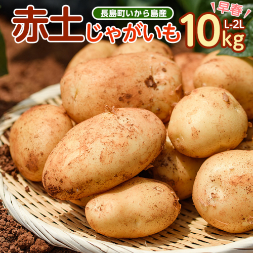 《早春:2月中旬より発送》いから島産赤土じゃがいも10kg 【高橋農園】takahashi-7310 2317030 - 鹿児島県長島町