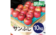 ＜25年11月より順次発送＞平均糖度13度以上! サンふじ 約10kg 訳あり【1667949】