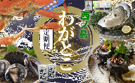 西ノ島わがとこ便2026 あわび アワビ さざえ サザエ 隠岐のいわがき いわがき  酒粕ケーキ  松葉ガニ カニ 天然 定期便