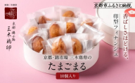 [三木鶏卵]たまごまる 10個入り|京都 錦市場 有名店 スイーツ 玉子型フィナンシェ 人気セット[ 小ぶりな玉子型フィナンシェ 焦がしバターの風味 人気 おすすめ 卵 たまご お菓子 スイーツ ギフト プレゼント 贈答 お取り寄せ 通販 送料無料 ふるさと納税 ]