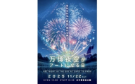 第4回万博夜空がアートになる日 花火鑑賞チケット パノラマシート大人ペア(大阪北摂エリア共通返礼品)【1673555】