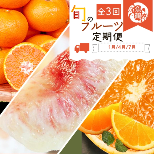 〈定期便〉【1・4・7月 全3回】紀州和歌山産旬のフルーツセット(みかん・清見・桃) 2318455 - 和歌山県美浜町