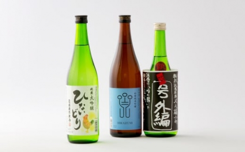55P4003 北鹿大吟醸「ひないどり」と季節限定の日本酒飲み比べセット