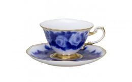 【ふるさと納税】ローズカップコレクション「ラ・フランス」カップ & ソーサー〈大倉陶園〉