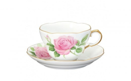 【ふるさと納税】【手描き】プリンセスアイコカップ & ソーサー〈大倉陶園〉