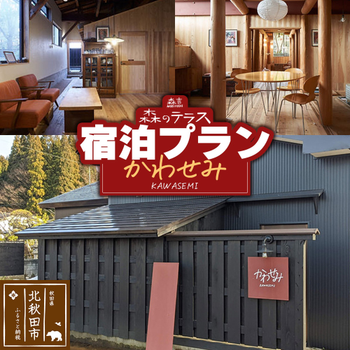 宿泊 森のテラス 宿泊プラン（かわせみ）【1泊1名 素泊まり】森吉 2322469 - 秋田県北秋田市