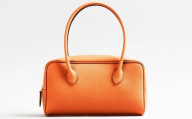 ハンドバッグ オレンジ[1253-2-GMS]|革製品 レザー 国産 [1043]