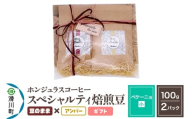 コーヒー豆 自家焙煎 ホンジュラス スペシャルティコーヒー ギフトセット[ペケーニョ]焙煎豆100g×2パック 豆のまま[アンバー]