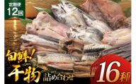魚 惣菜 平戸 干物 詰め合わせ 16種 12回 定期便 [森崎水産 長崎県 平戸市 hr42bgy410142] さかな 加工品 ひもの つめあわせ 豪華 旬魚 お惣菜