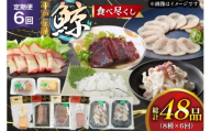 鯨肉 6回定期 鯨食べつくし 8種 食べ比べセット [平戸口吉善商店 長崎県 平戸市 hr42bgy390051] 刺身 刺し身 お刺身 クジラ くじら クジラ肉 鯨刺身 赤身 湯引き 生皮 定期 珍味