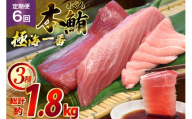マグロ 切り身 極海一番 3種 セット 300g 6回 定期便 総計1.8kg 詰め合わせ 食べ比べ [囲炉裏料理エビス亭 長崎県 平戸市 hr42bgy390025] まぐろ 刺身 料亭 赤身 中とろ 大トロ 柵 おつまみ 冷凍 高級 寿司 すし