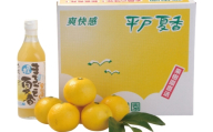 果物 オレンジ 平戸 夏香 & ジュース セット [善果園 長崎県 平戸市 hr42bgy420206] みかん ミカン くだもの 柑橘 フルーツ 加工品