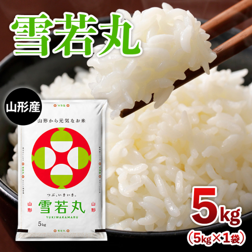 令和7年産 山形産 雪若丸 5kg FY25-352 2330490 - 山形県山形市