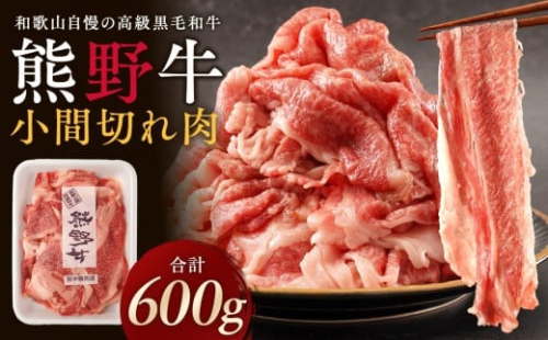 ［熊野牛］小間切れ肉 約600g 2331191 - 和歌山県那智勝浦町