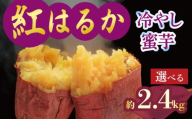 予約 焼き芋 蜜芋 冷蔵 紅はるか 約2.4kg 芋 さつまいも おいも お芋 やきいも サツマイモ おやつ スイーツ デザート コグマ ダイエット 低GI 食物繊維  香川県 丸亀市 配送：11月下旬～