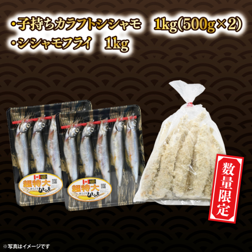 【数量限定】シシャモ シシャモフライ セット 訳あり ワケアリ 子持ちシシャモ カラフトシシャモ カラフトししゃも ししゃも 2kg 簡単調理 フライ 冷凍 魚介類 大洗 時短 2337242 - 茨城県大洗町