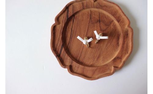 水引musubi耳飾り 白 イヤリング ［52211034］ 2337583 - 埼玉県飯能市