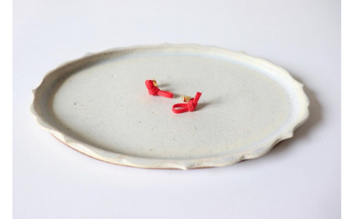 水引musubi耳飾り 赤 ピアス ［52211035］ 2337584 - 埼玉県飯能市