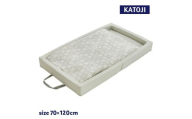 78-4_折りたたみベビー布団（スノークリスタル）｜カトージ KATOJI ブランド 子育て ベビー用品 赤ちゃん 子ども 子供 布団 ふとん ベビー かわいい 折り畳み 寝具 おりたたみ 柄 折りたたみ