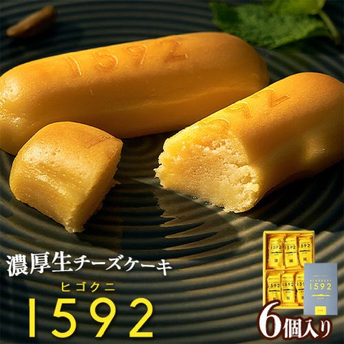 濃厚生チーズケーキ 1592 ヒゴクニ 6個入り 古今堂 《30日以内に出荷予定(土日祝除く)》 熊本県 南阿蘇村 チーズケーキ チーズ ひごくに お菓子 スイーツ 2339020 - 熊本県南阿蘇村