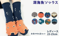 レディース 深海魚ソックス(おまかせ6足セット) 【m80-02】【アシスト】