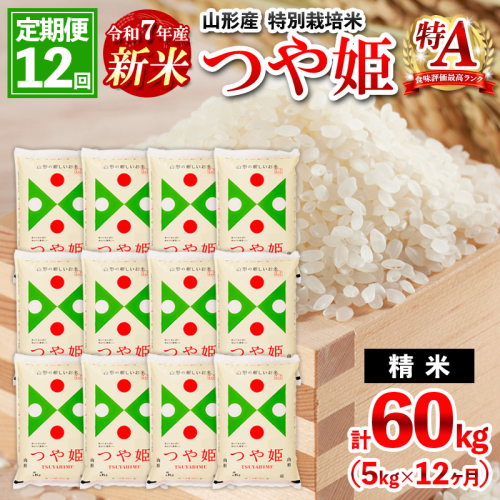 【2月発送】令和7年産 新米 山形産 特別栽培米 つや姫(白米)10kg(5kg×2) FY25-347 2341289 - 山形県山形市