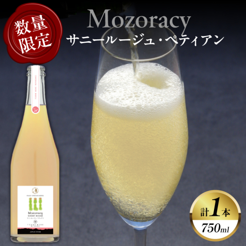 【数量限定】Mozoracy サニールージュ ペティアン(計1本) ワイン 酒 アルコール 国産_T014-052 2344409 - 宮崎県都農町