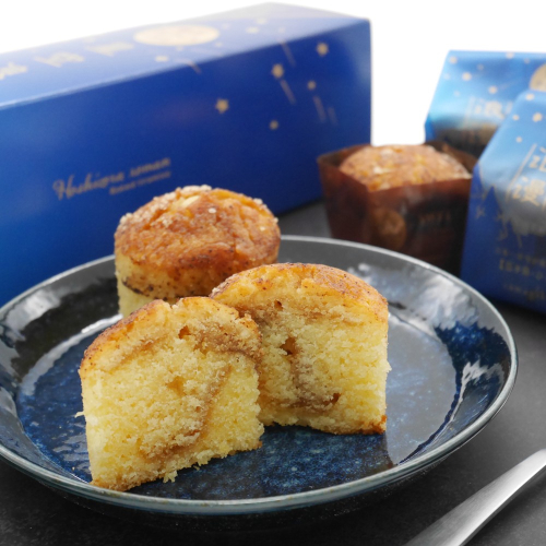 【星空をイメージした】＼ほろ苦しっとり焼きティラミス／「星空浪漫 10個入り」（焼き菓子 スイーツ ティラミス 個包装 10個 ギフト お土産 箱入） 2345271 - 岩手県久慈市