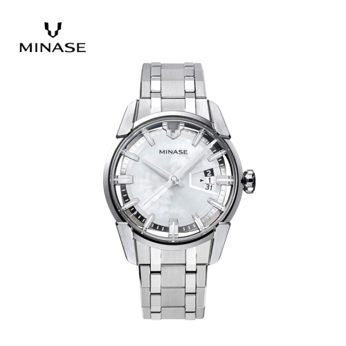 MINASE時計 DIVIDO ブレスレットタイプ（VM14-M01NWH-SSB） MINASE 日本製 時計 腕時計 メンズ 高額 人気 ランキング【協和精工株式会社】[F11937] 2347088 - 秋田県湯沢市